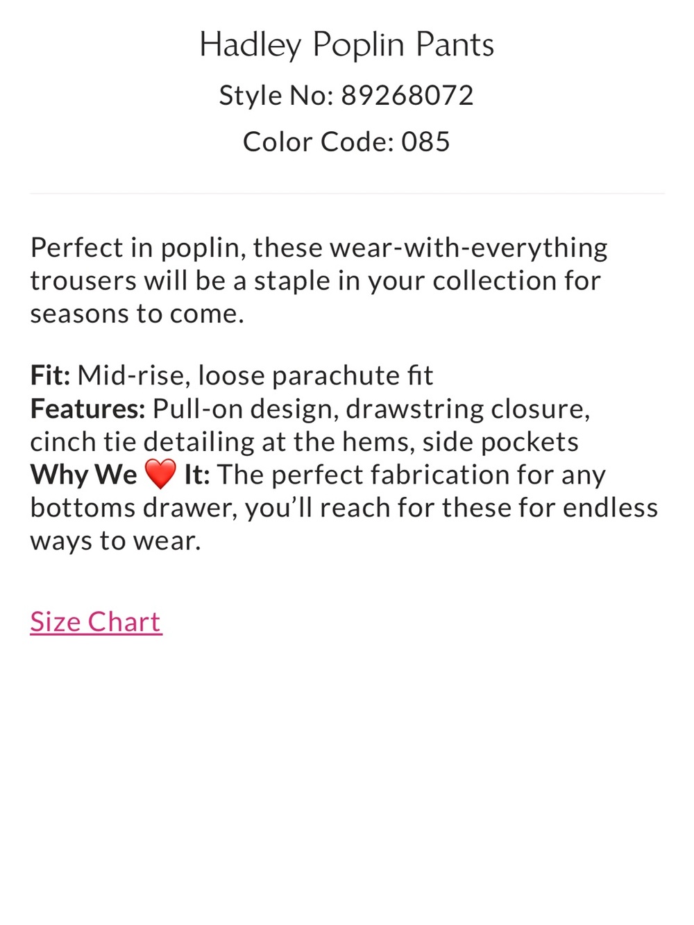Free People: Hadley Poplin Pants|Tree Leaf/NWT - Picture 8 of 10